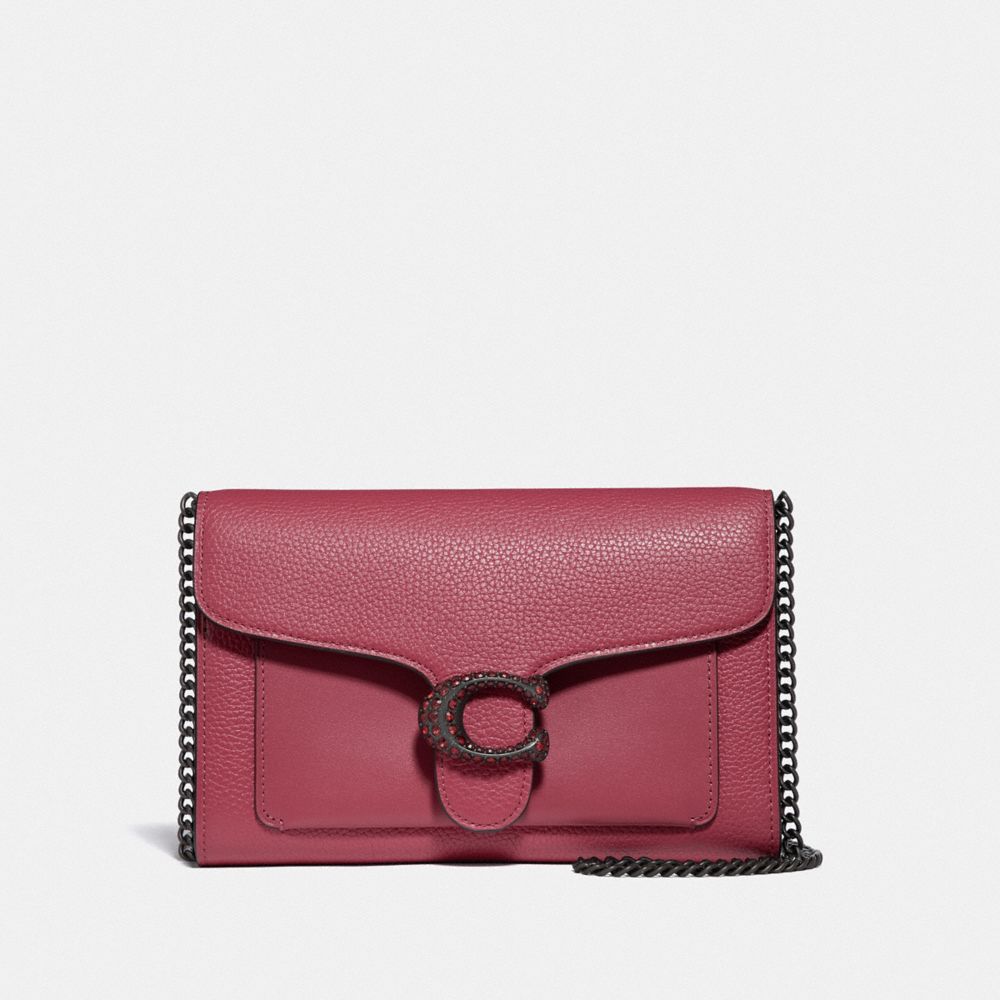 pink coach clutch
