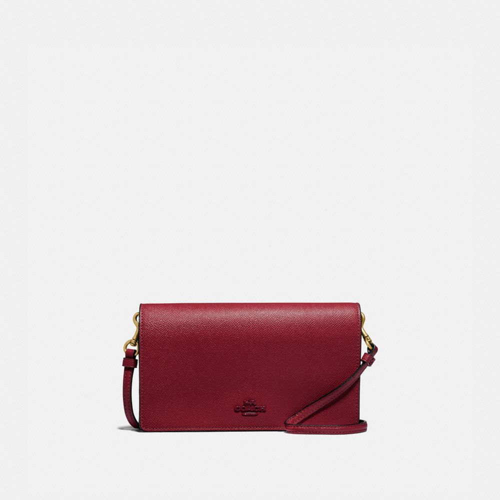 coach red crossbody