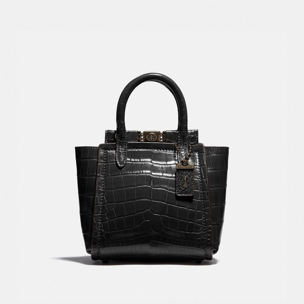 real leather coach tote