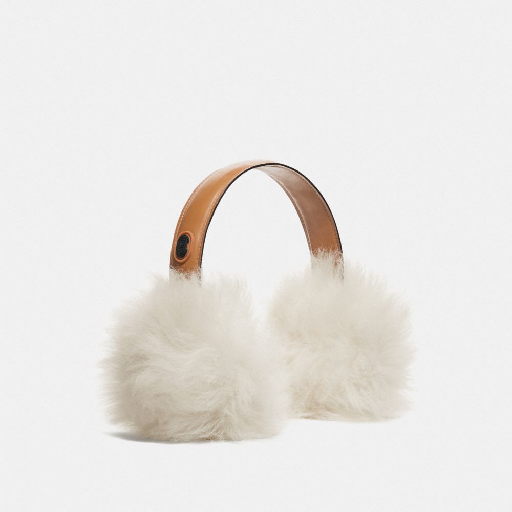 COACH Shearling Earmuffs