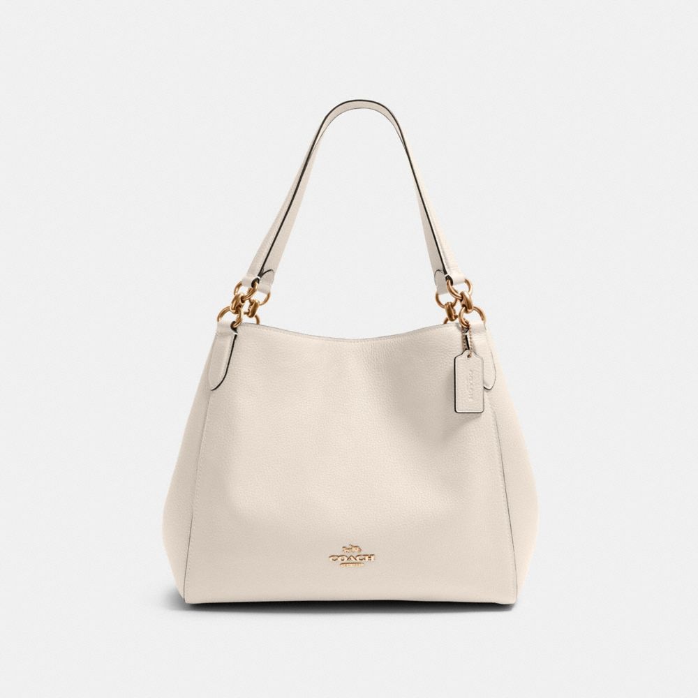 coach white shoulder bag