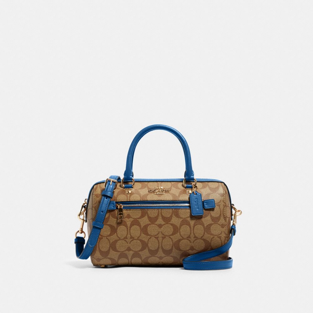 COACH® Outlet | Rowan Satchel In Signature Canvas