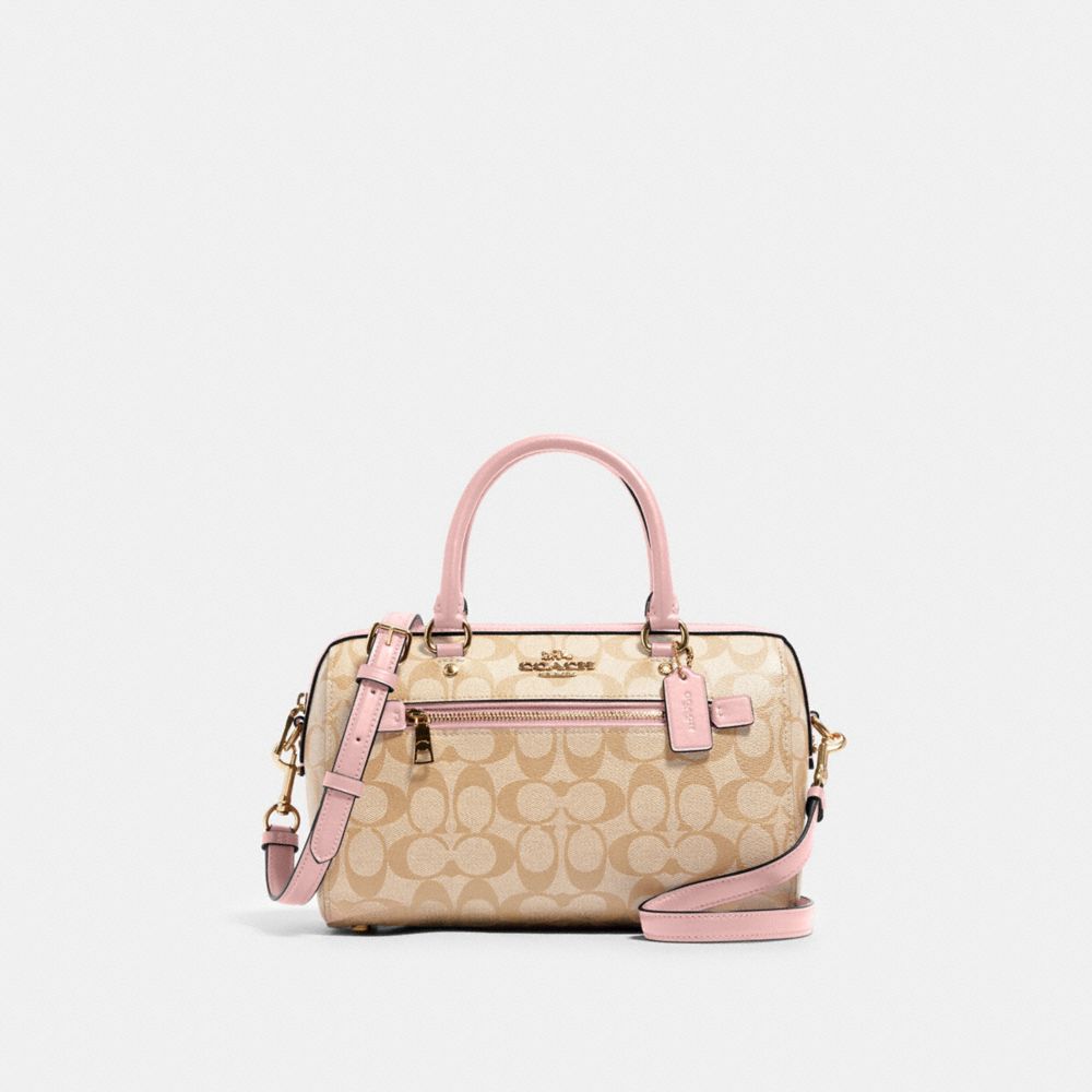 pink coach satchel