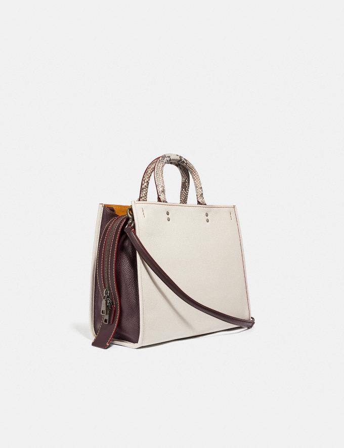 COACH: Rogue 36 In Colorblock With Snakeskin Detail