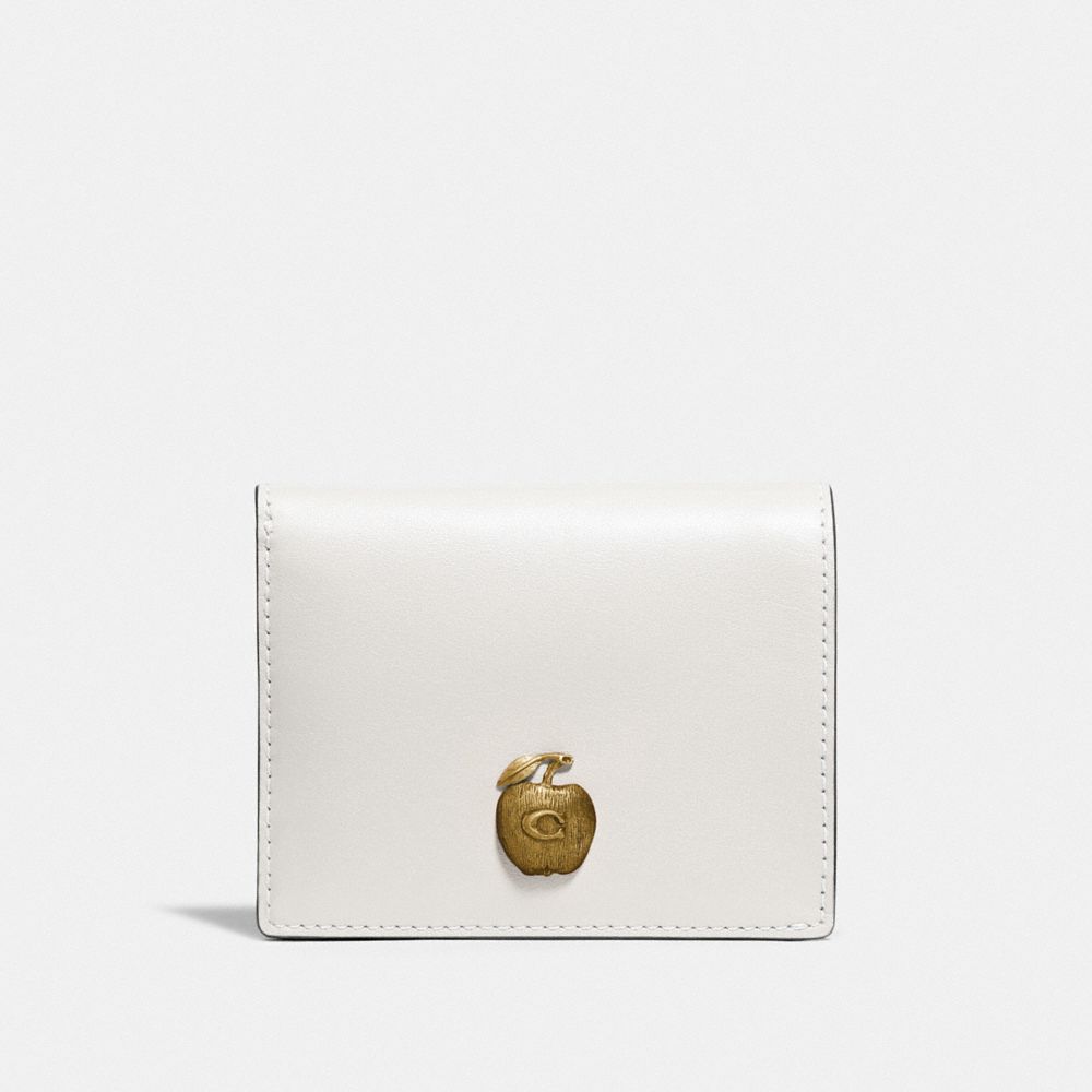 SMALL SNAP WALLET WITH APPLE