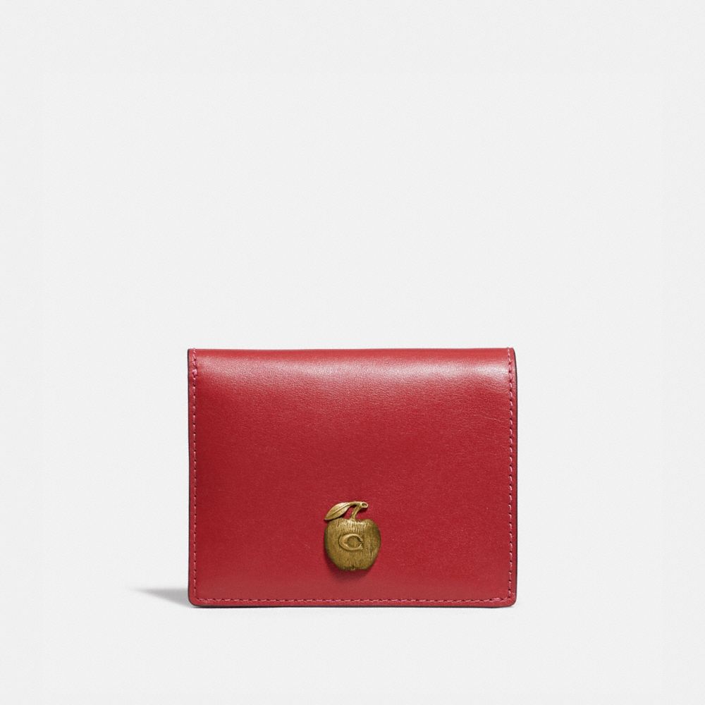 SMALL SNAP WALLET WITH APPLE