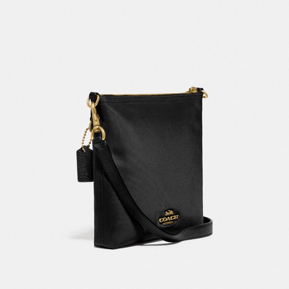 COACH Cargo Crossbody With Vintage Rose Print Interior