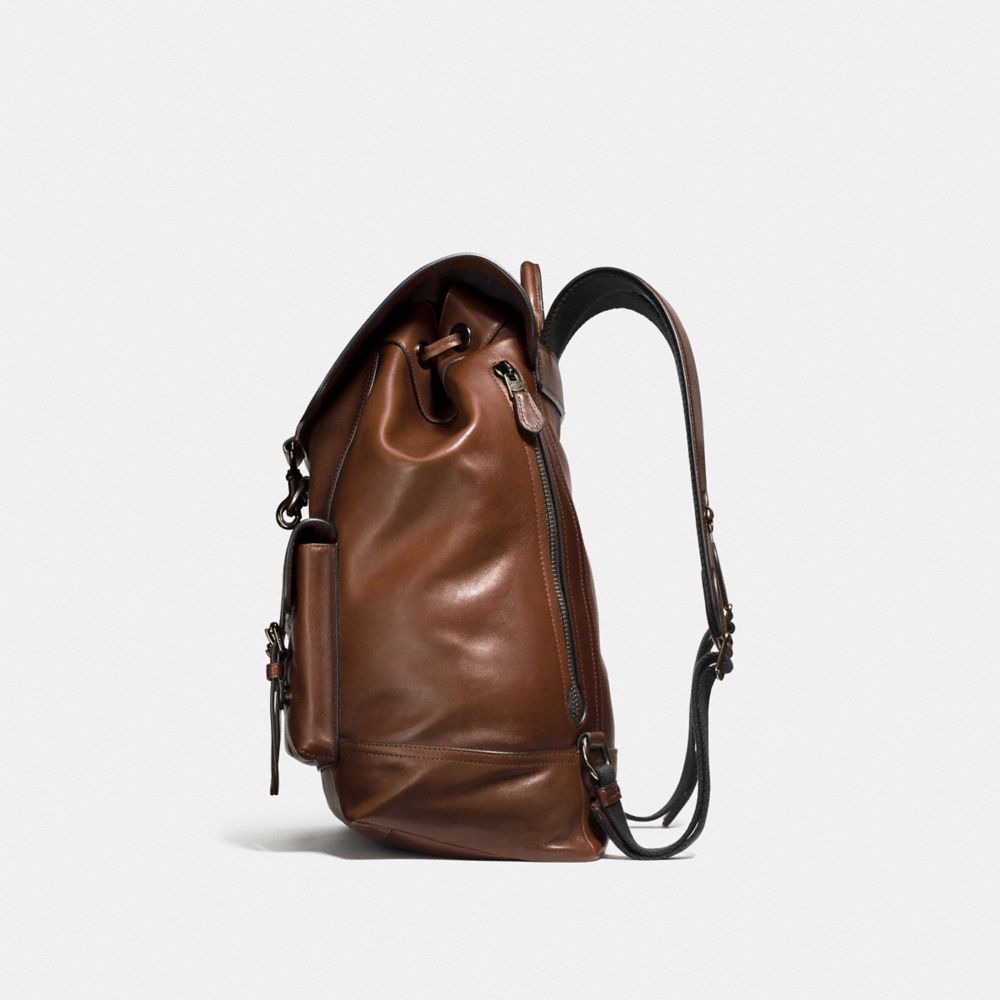 coach leather bleecker backpack