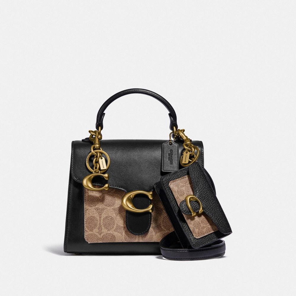 COACH Tabby Top Handle 20 In Signature Canvas