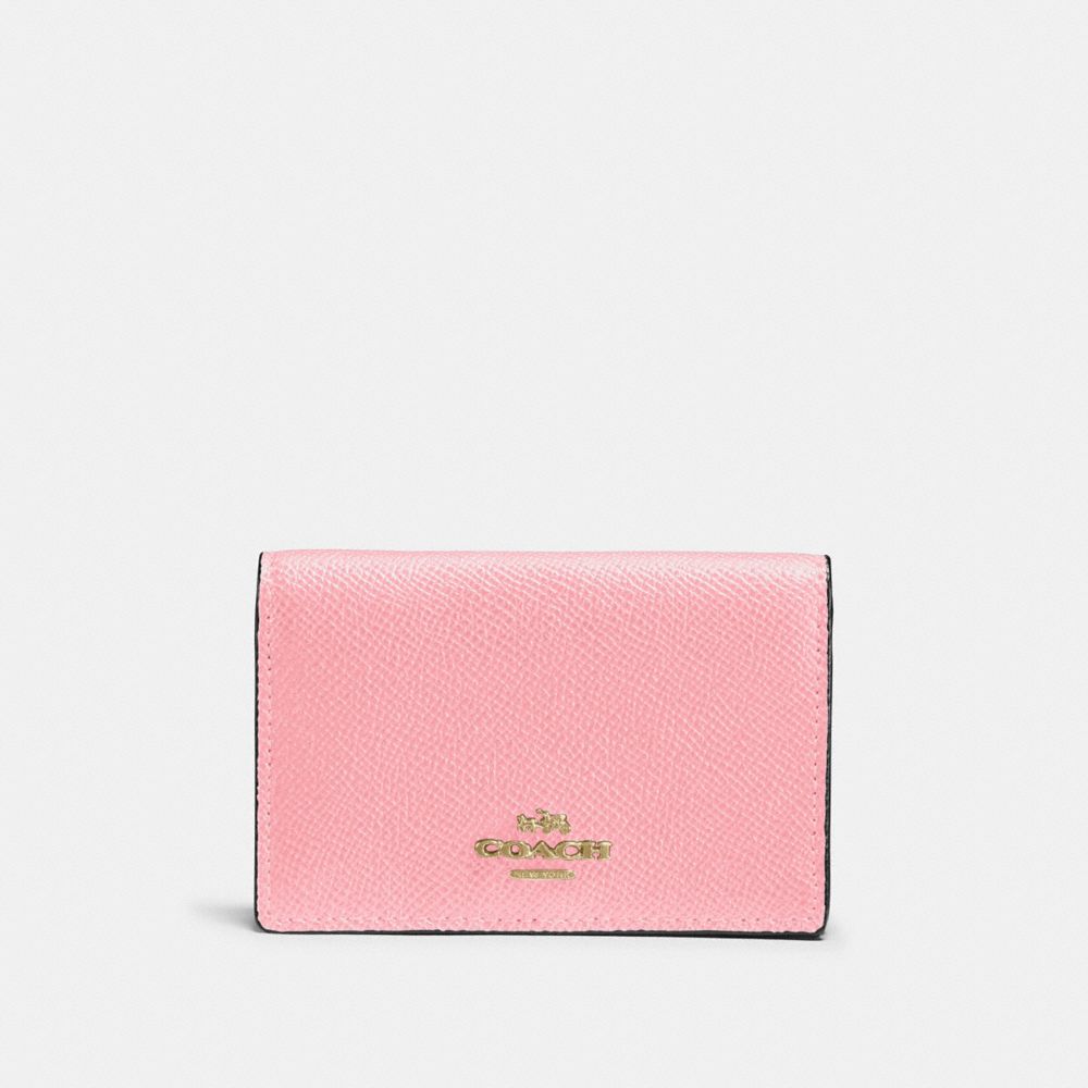 Coach women's business card holder hotsell