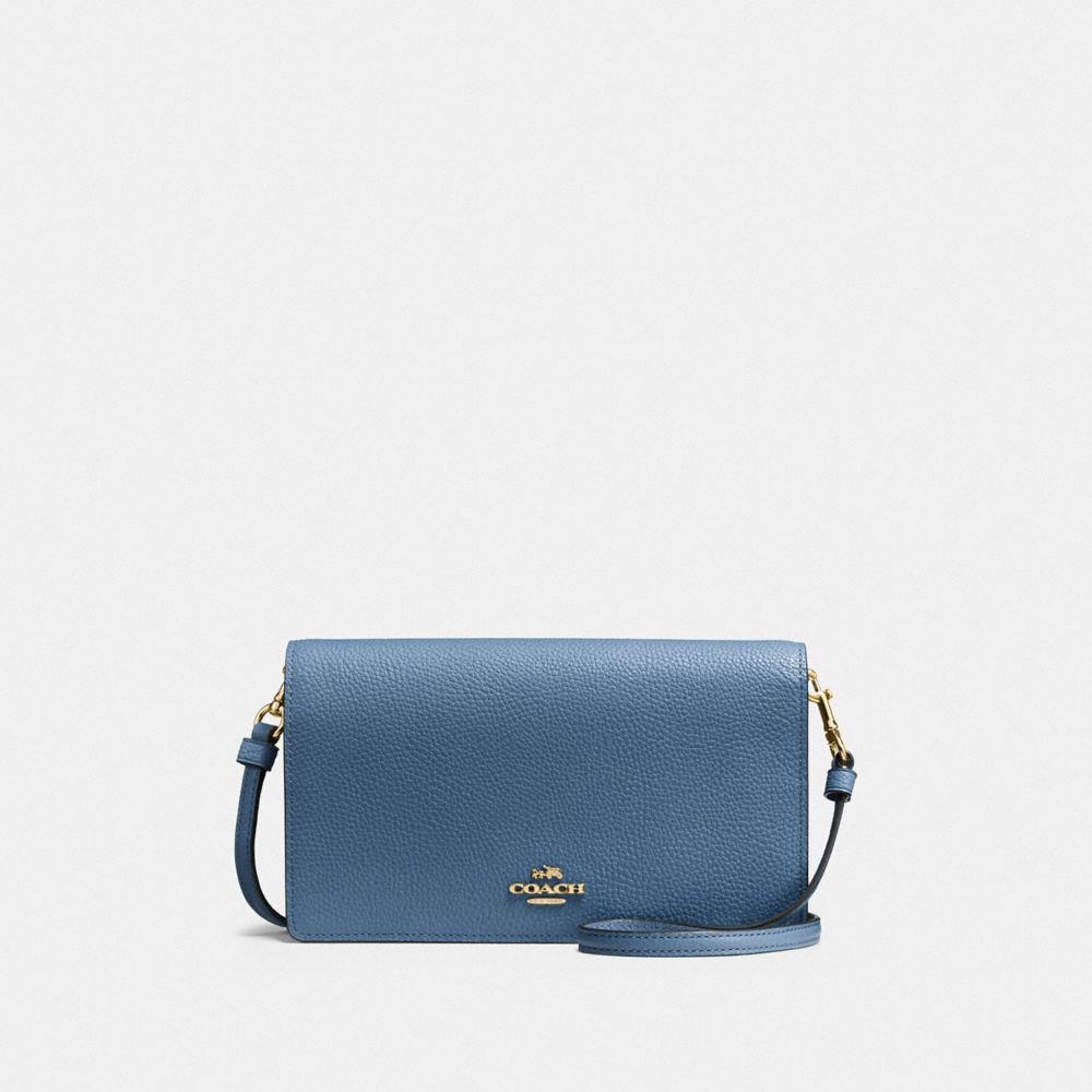 grey coach crossbody purse