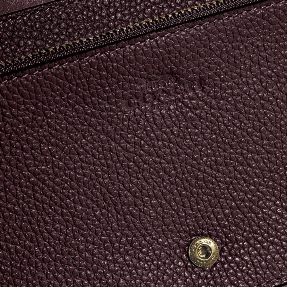 Coach Hayden Foldover Crossbody Clutch Oxblood/Light Gold Cyber Monday Women's Cyber Monday Sale Wallets & Wristlets Alternate View 4