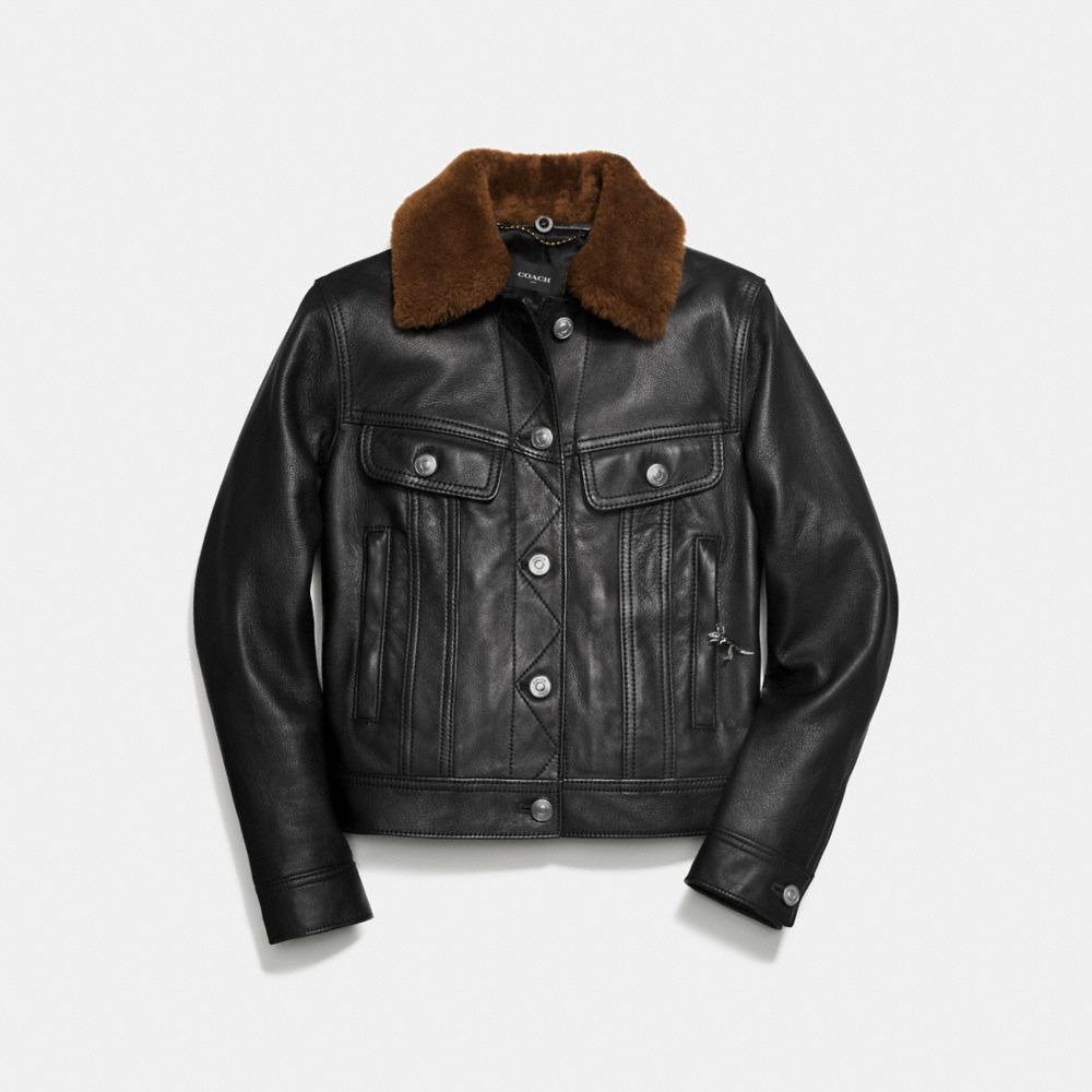 track coach's trucker jacket