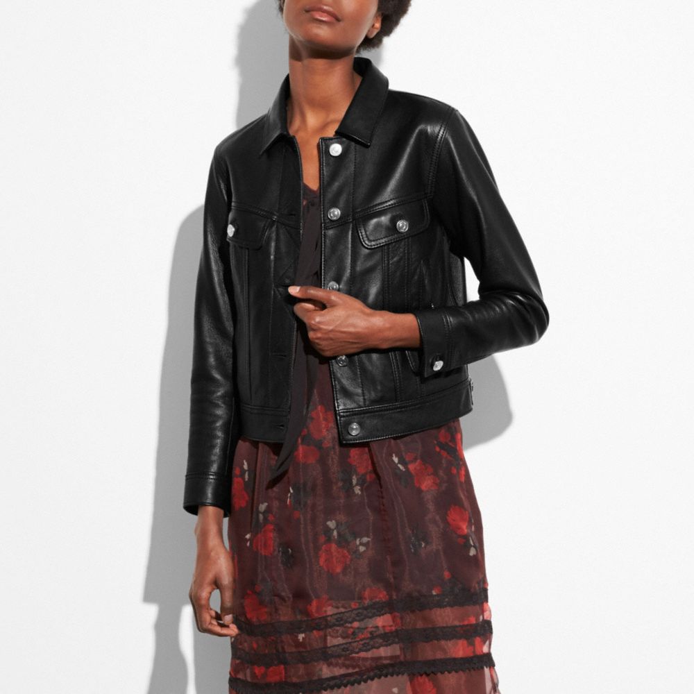 track coach's trucker jacket