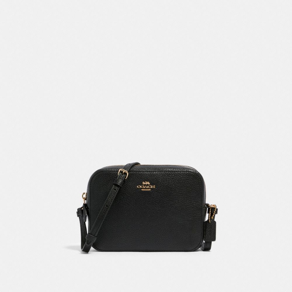 black camera bag