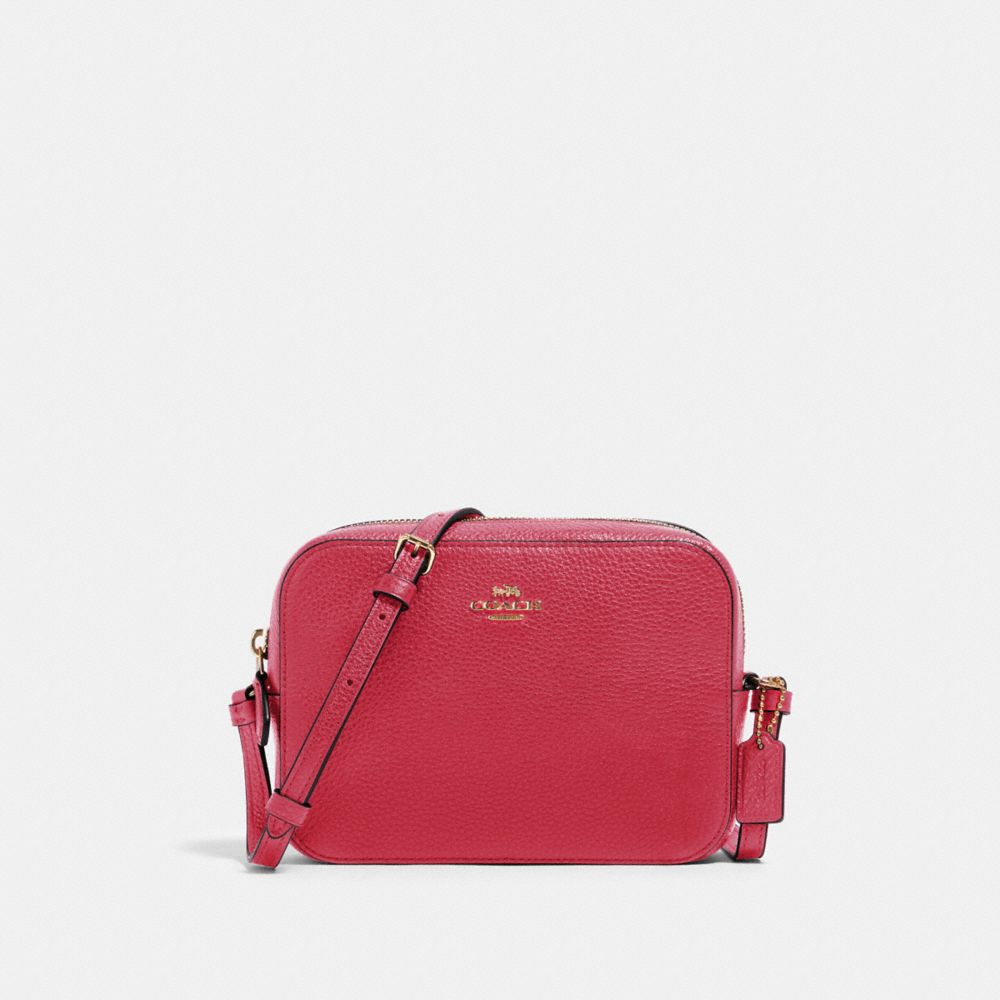 pink camera bag