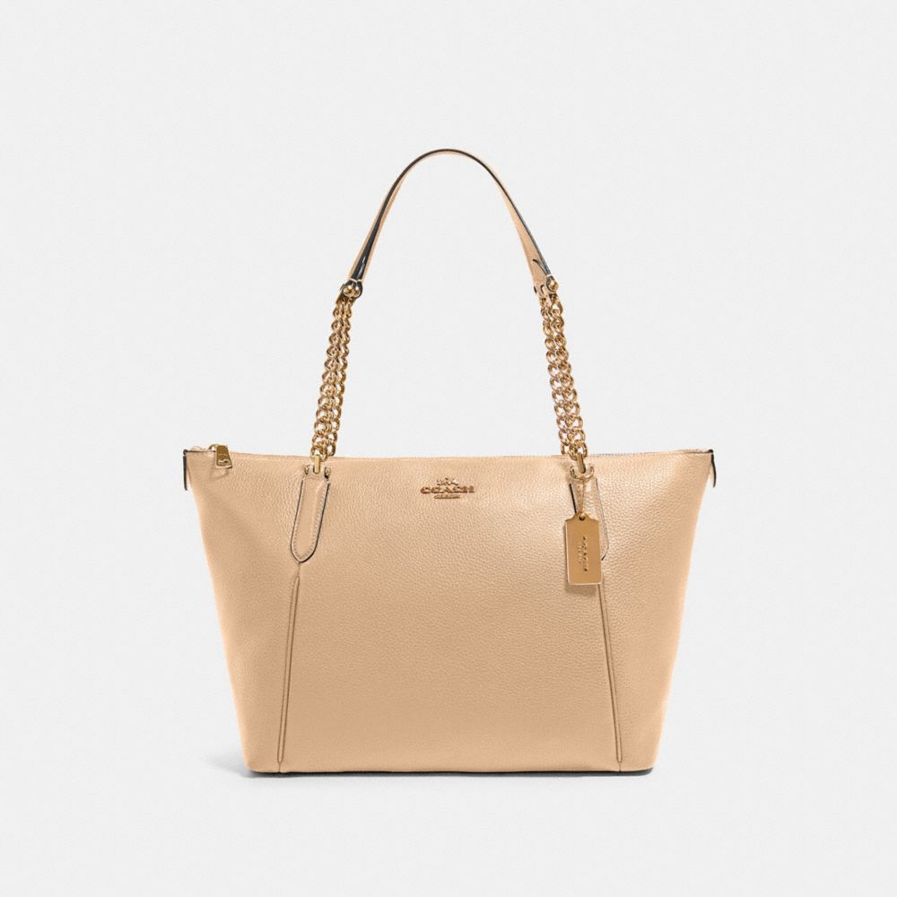 coach ava tote size