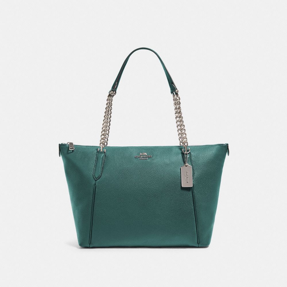 turquoise purse coach