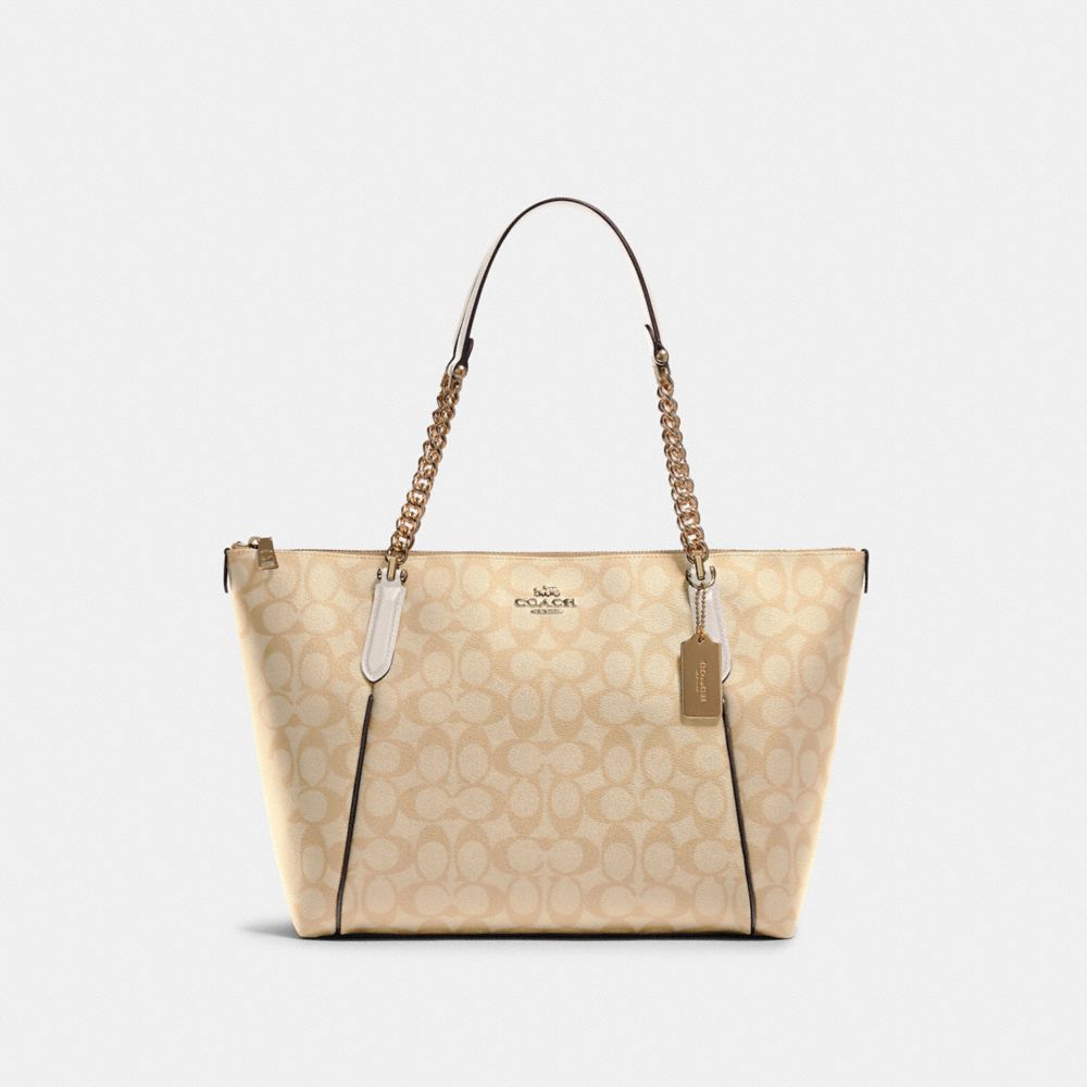 ava tote in signature canvas