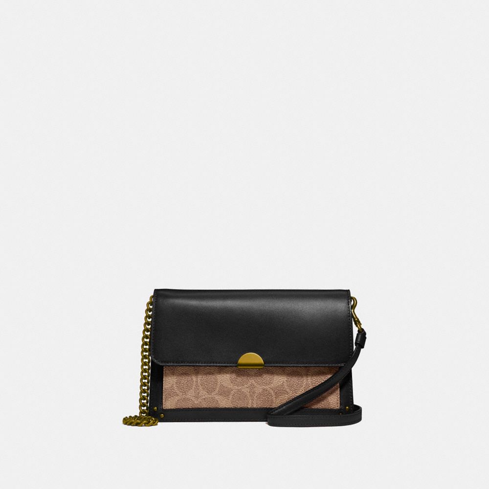 coach black signature crossbody