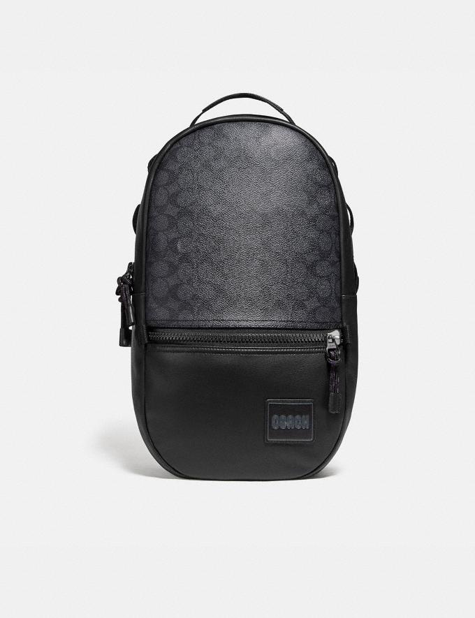 COACH: Pacer Backpack In Signature Canvas With Patch