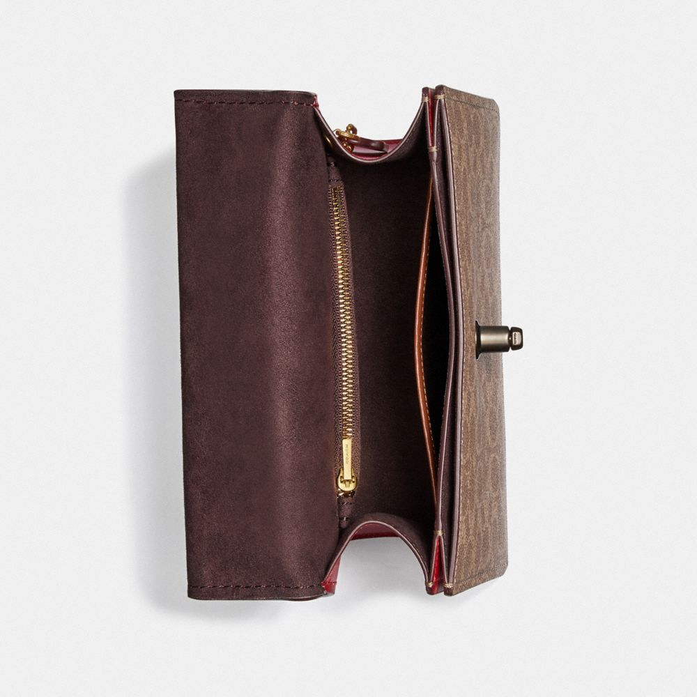 COACH Parker Top Handle In Signature Canvas