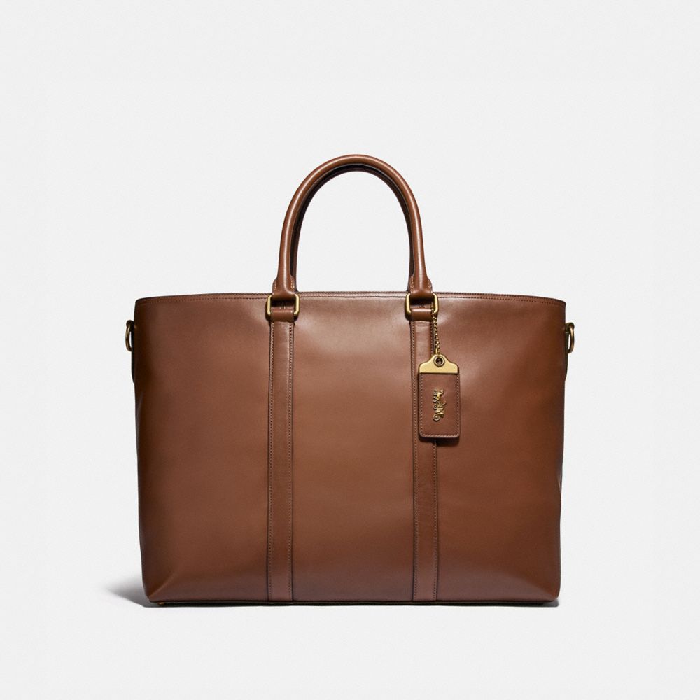 coach leather weekender