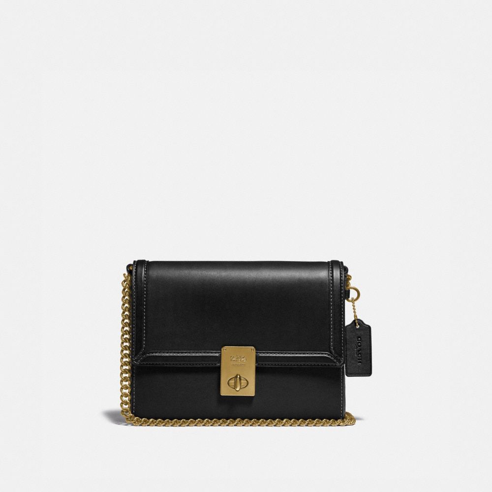 black long shoulder bag