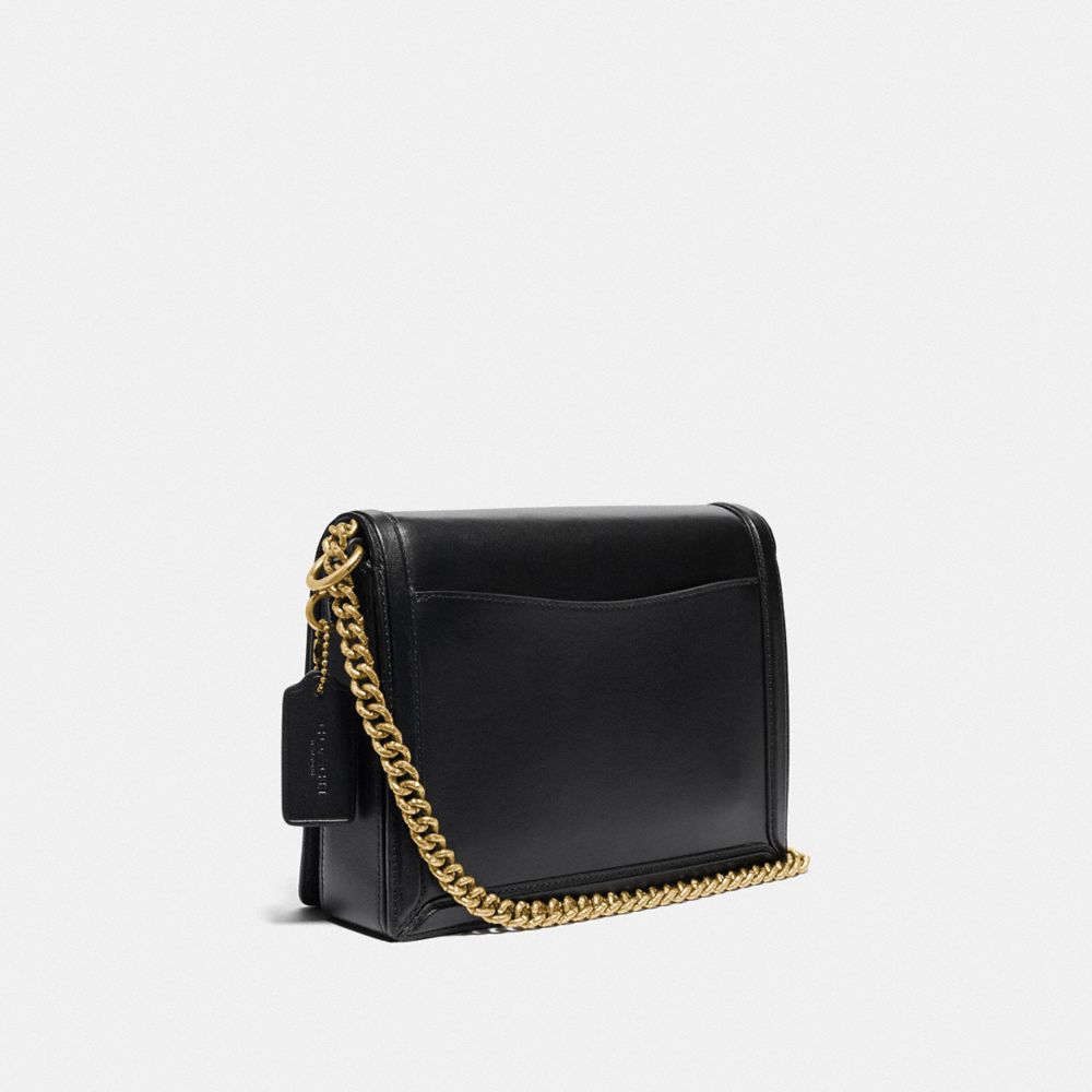 black shoulder purse