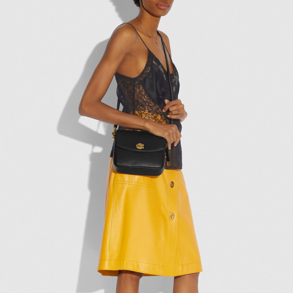 QA_AUTO Cassie Crossbody 19, Brass/Black, Product