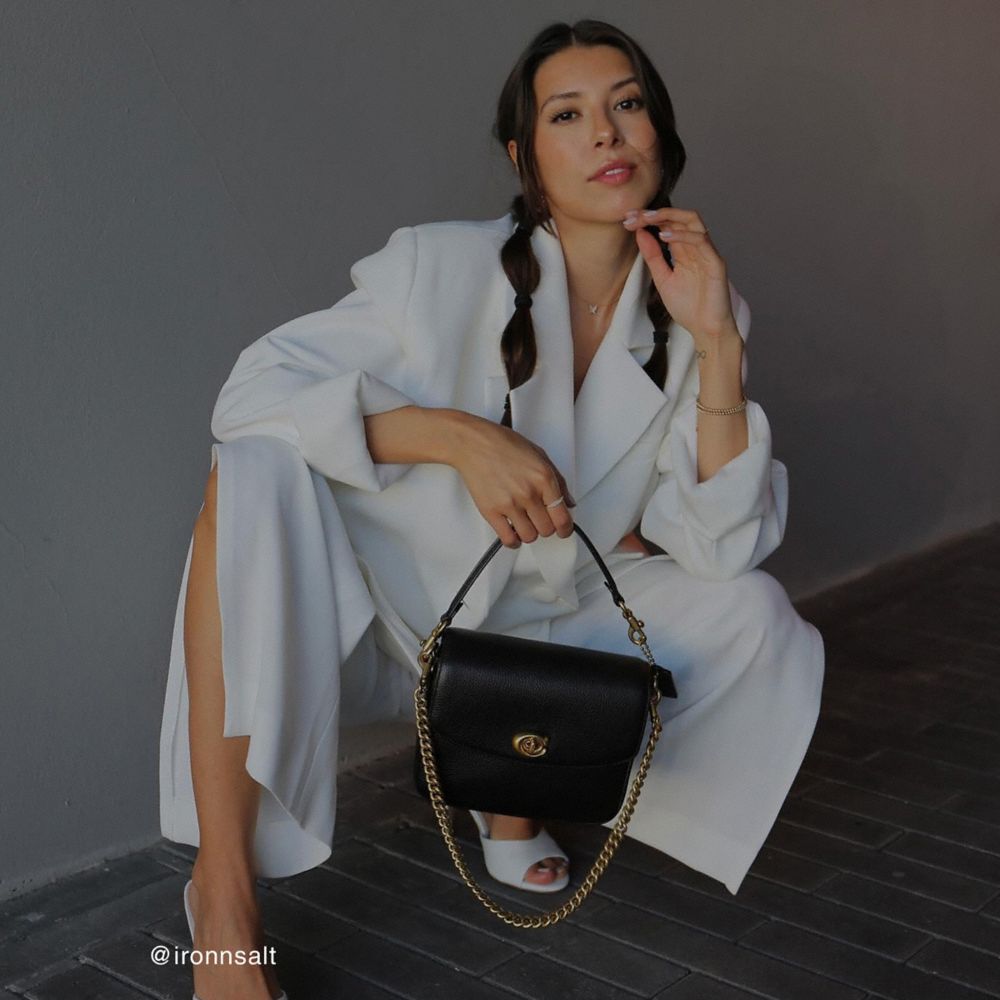 QA_AUTO Cassie Crossbody 19, Brass/Black, Product