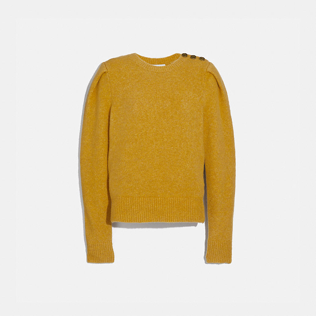 COACH: Full Sleeve Crewneck Sweater