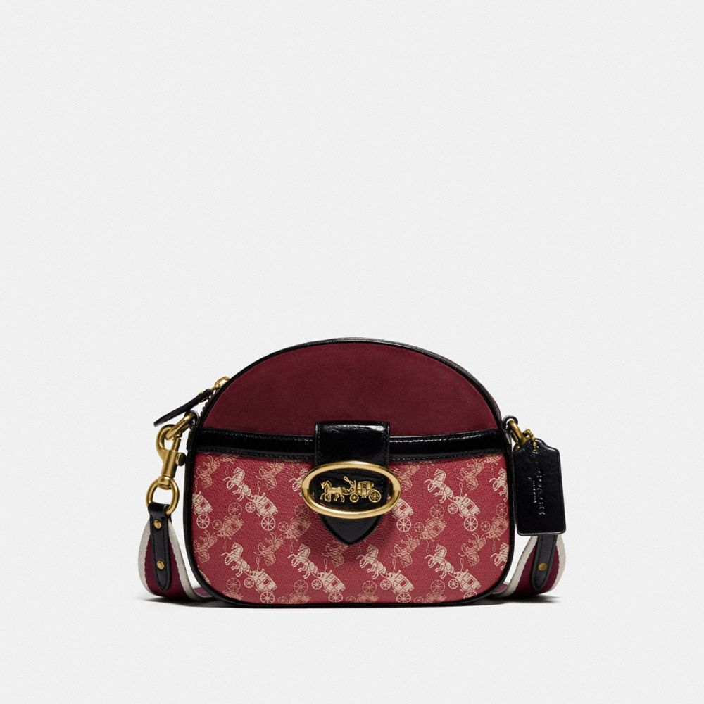 coach red crossbody