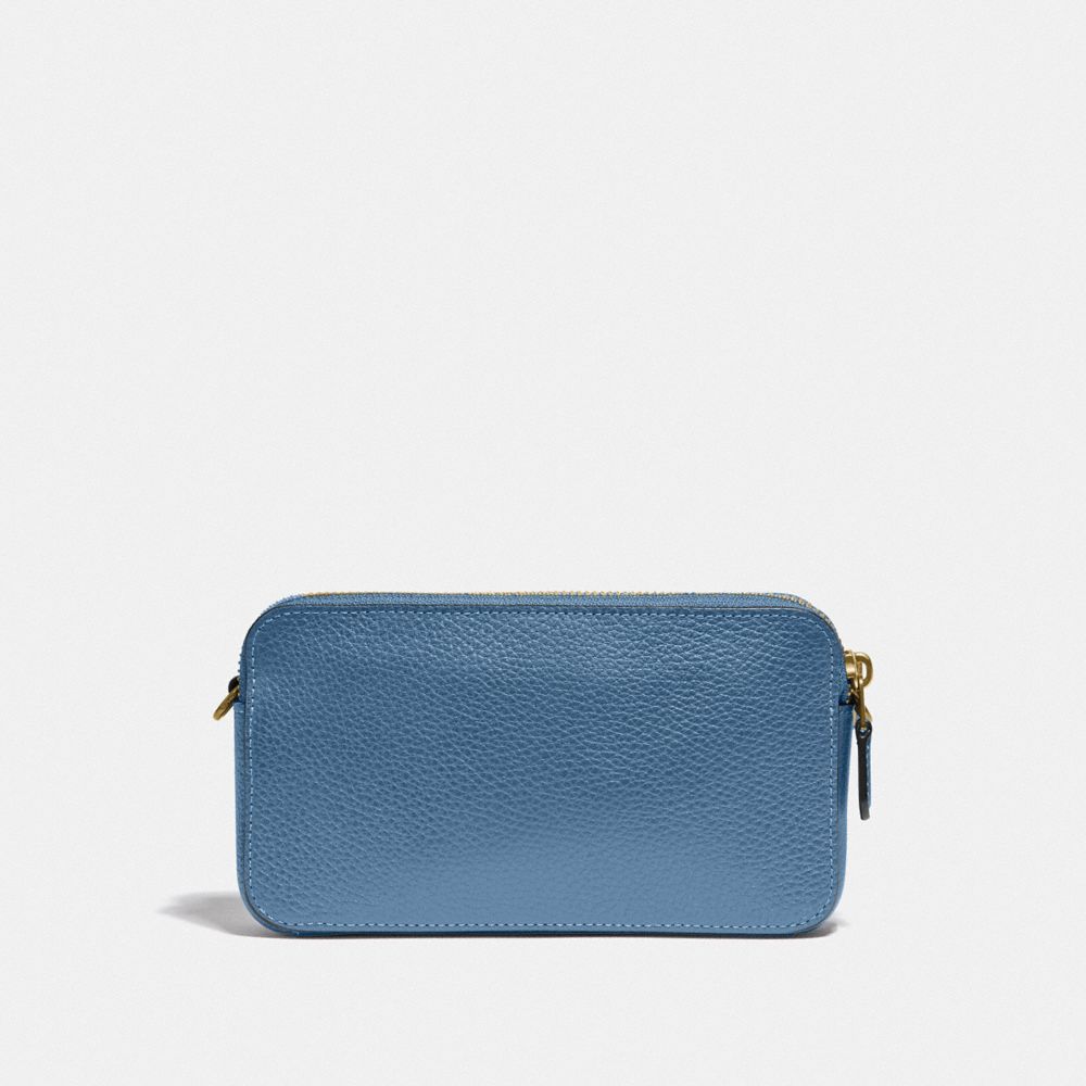 Coach Kira Pebbled Leather Crossbody Bag IUCN Water