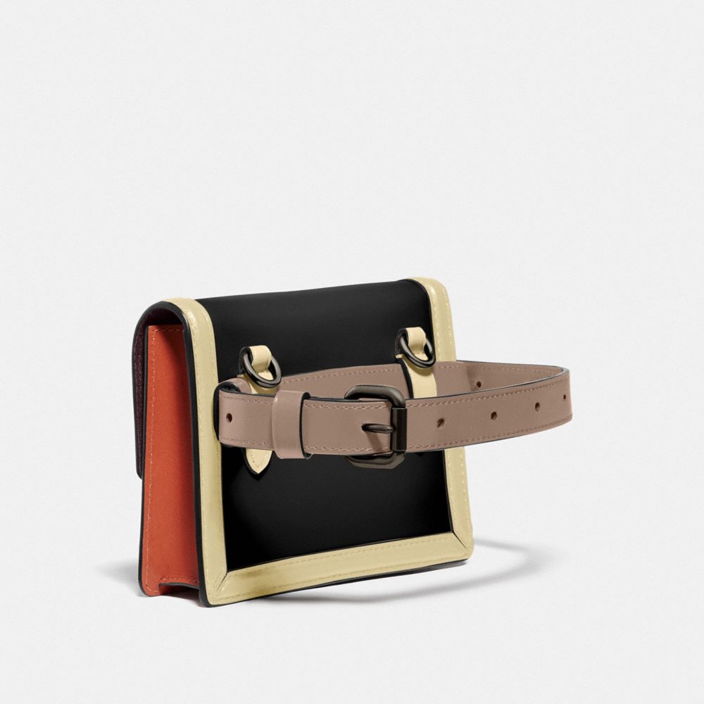 Coach Hutton Belt Bag in Colorblock V5/Taupe Multi Women Bags Belt Bags Alternate View 1