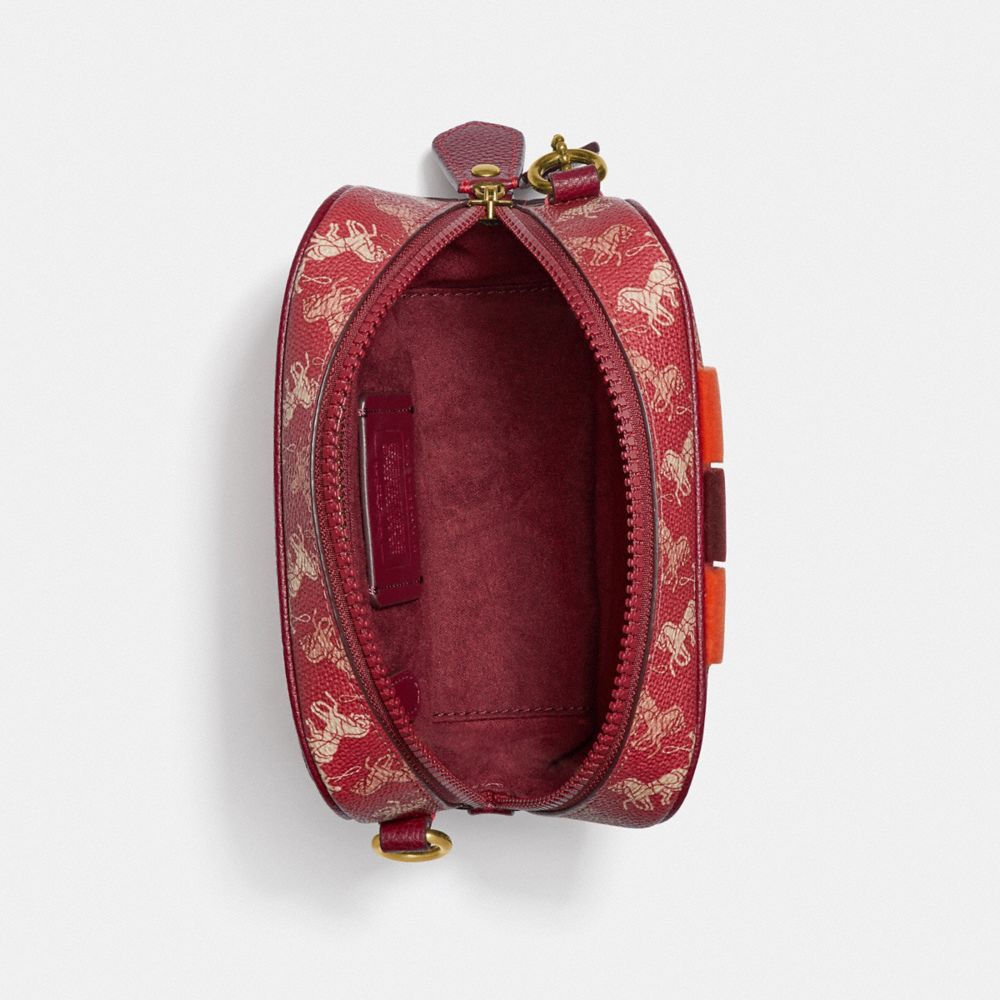 COACH Lunar New Year Camera Bag 16 With Horse And Carriage Print And