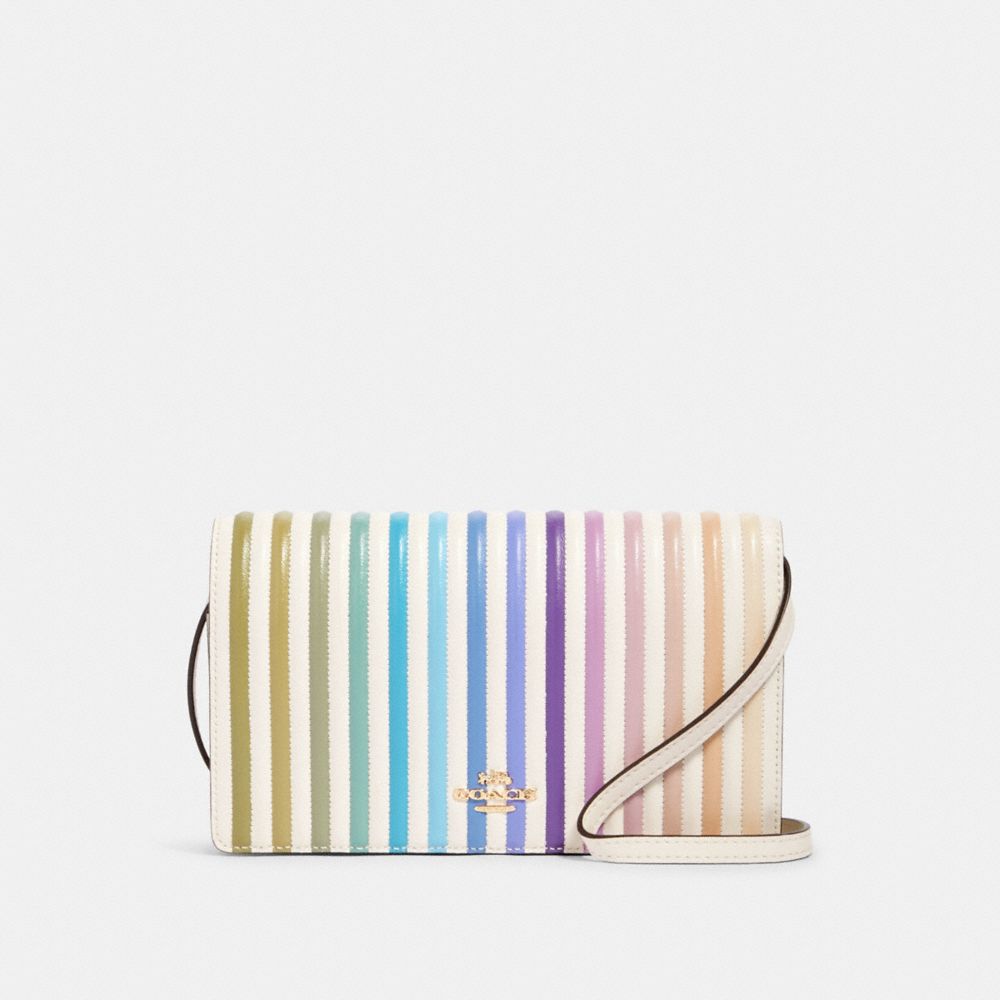 coach pink ombre purse