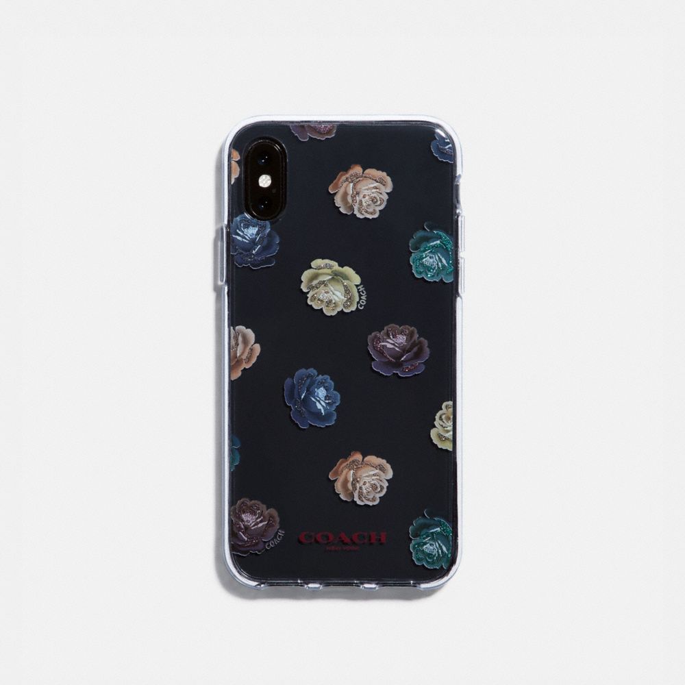 COACH Iphone X/xs Case With Rose Print