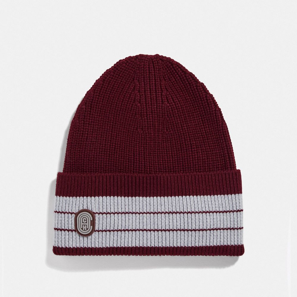 coach beanie and scarf