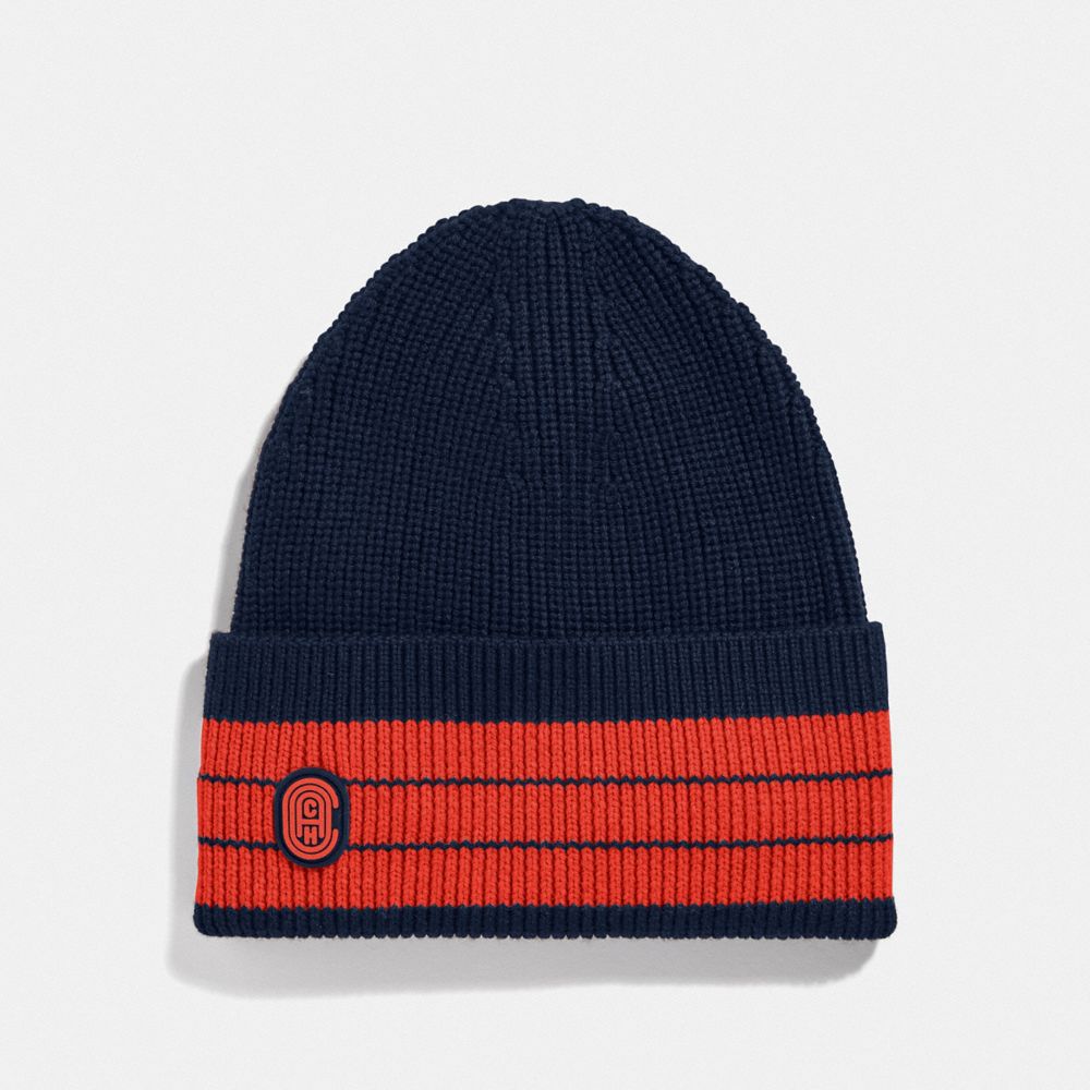 coach beanie and scarf