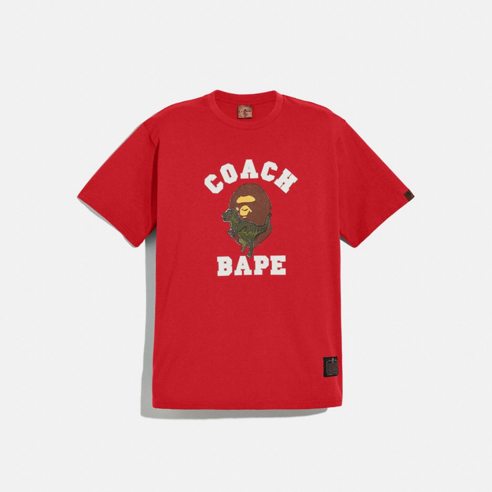 red bape shirt