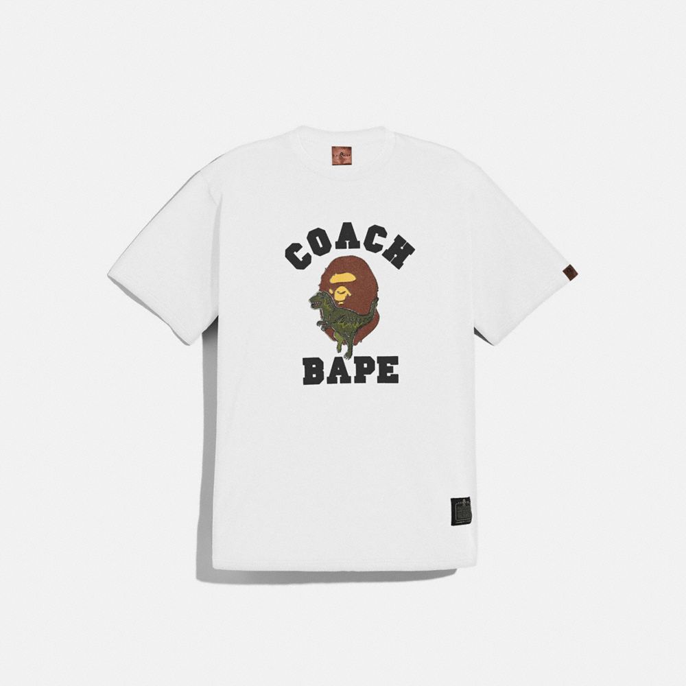 Coach Bape X T-shirt In White - Size S | ModeSens