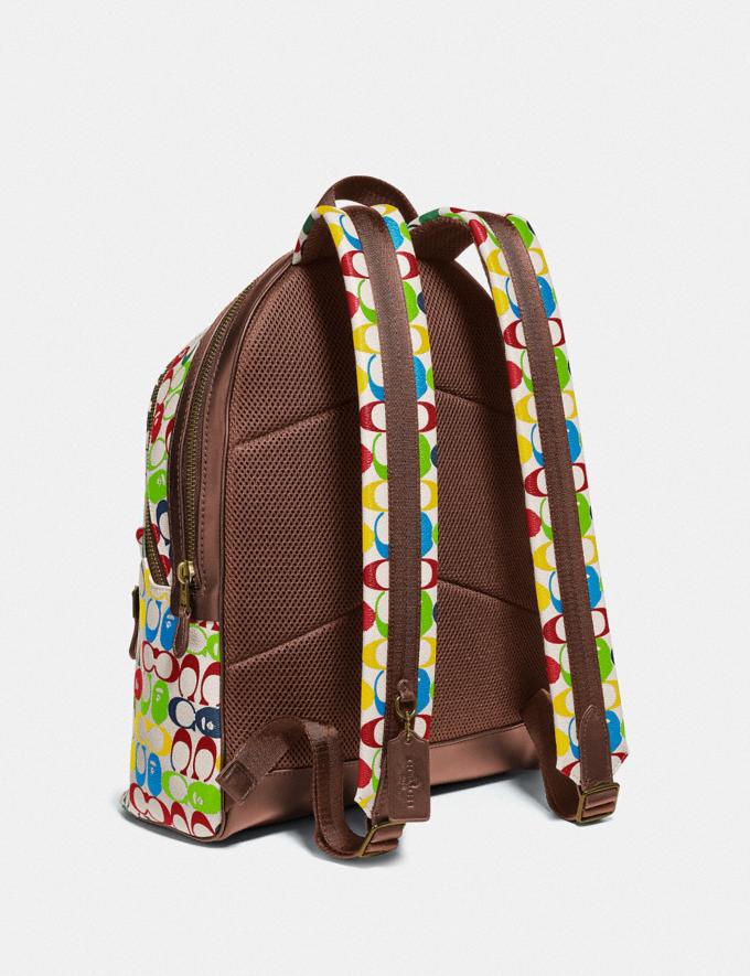 BAPE X COACH ACADEMY BACKPACK IN SIGNATURE CANVAS WITH APE HEAD