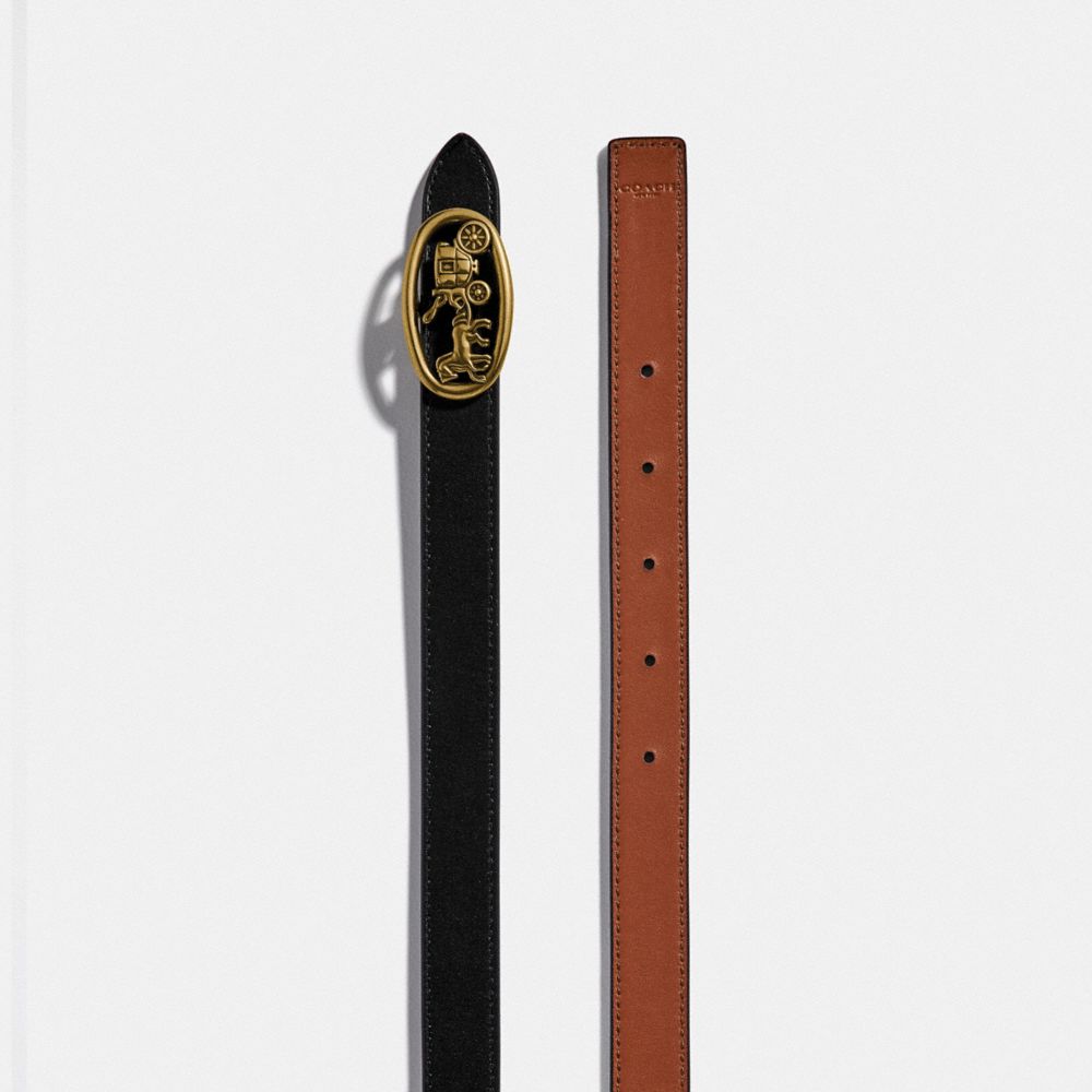 COACH Horse And Carriage Buckle Reversible Belt, 20mm