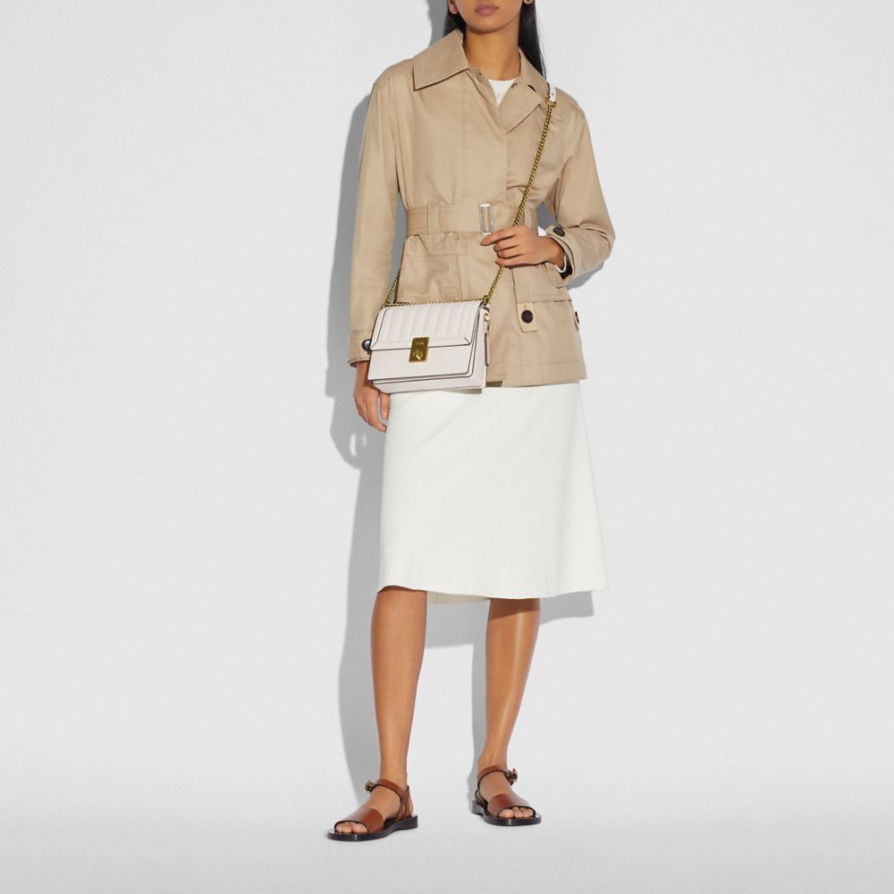 COACH Hutton Shoulder Bag With Quilting