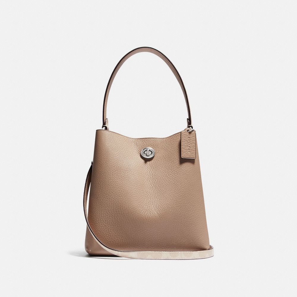 charlie leather bucket bag