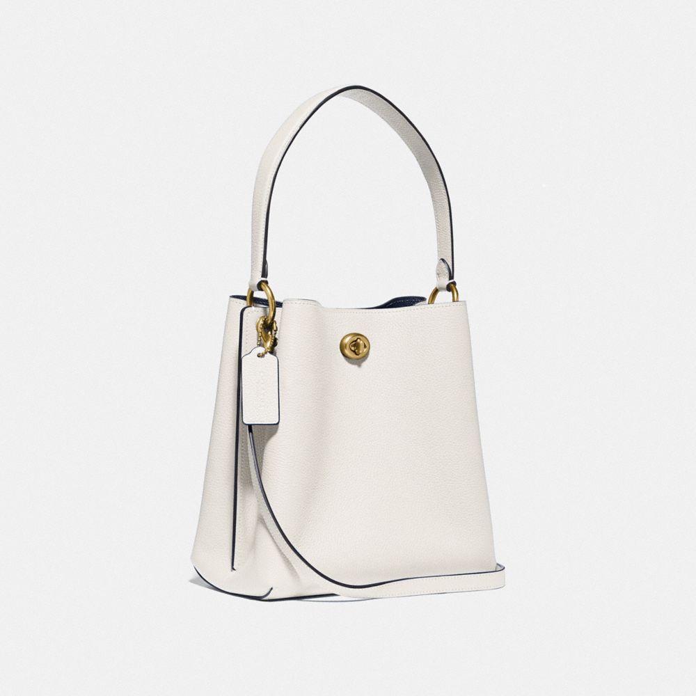 coach charlie bucket bag white