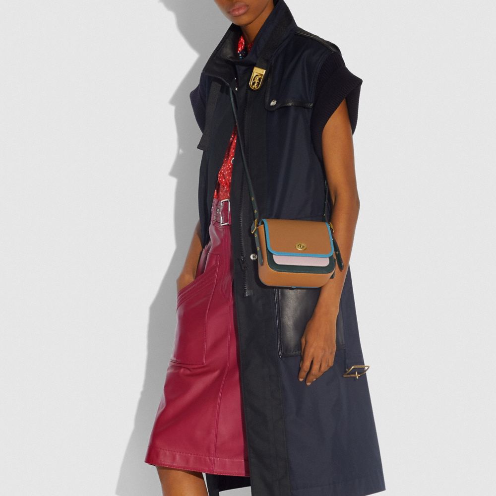 coach rambler crossbody 16 in colorblock