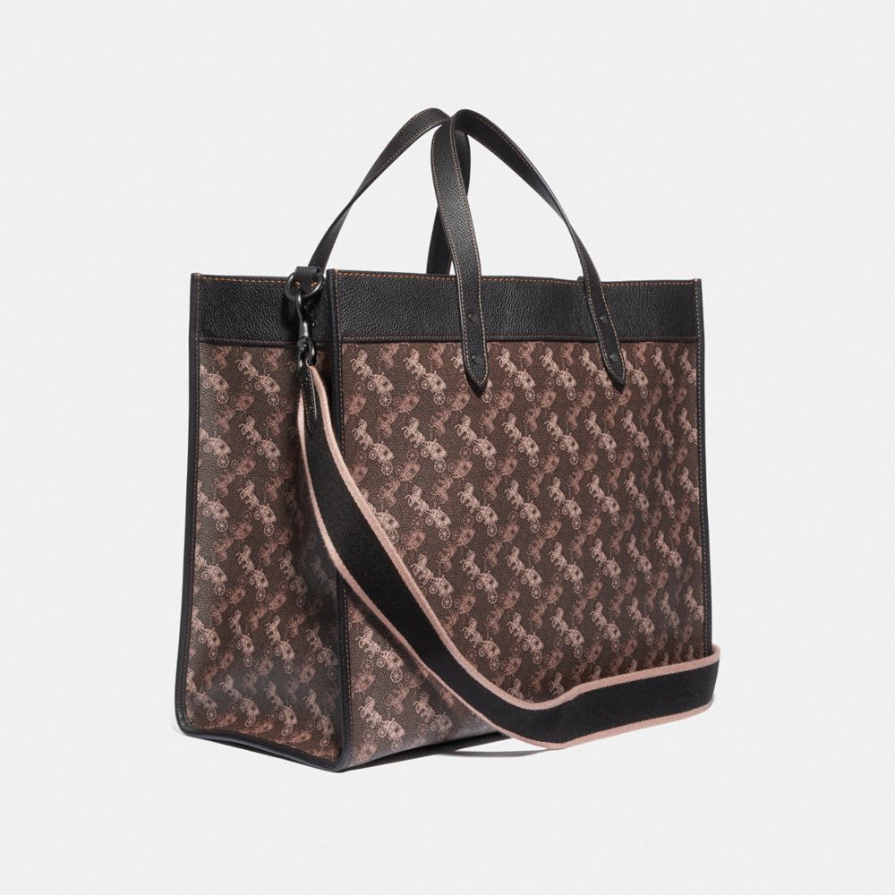COACH Field Tote 40 With Horse And Carriage Print