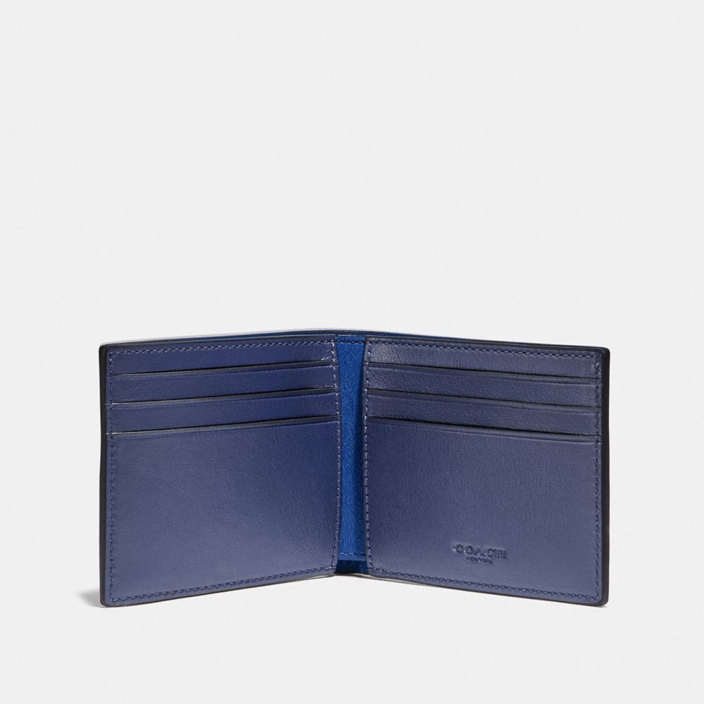 coach wallet men blue